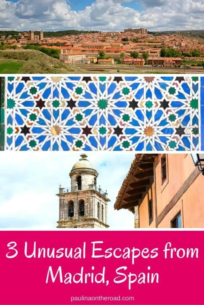 Looking for unusual day trips from Madrid? Explore 3 secret escapes from Madrid that you've never dreamed about. Enjoy rural Spain with these best day trips from Madrid, Spain #daytripsmadrid #madrid #madridspain #excursionsmadrid #nontouristy #unusual #nontouristymadrid