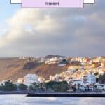 panoramic view of the la gomera from the sea