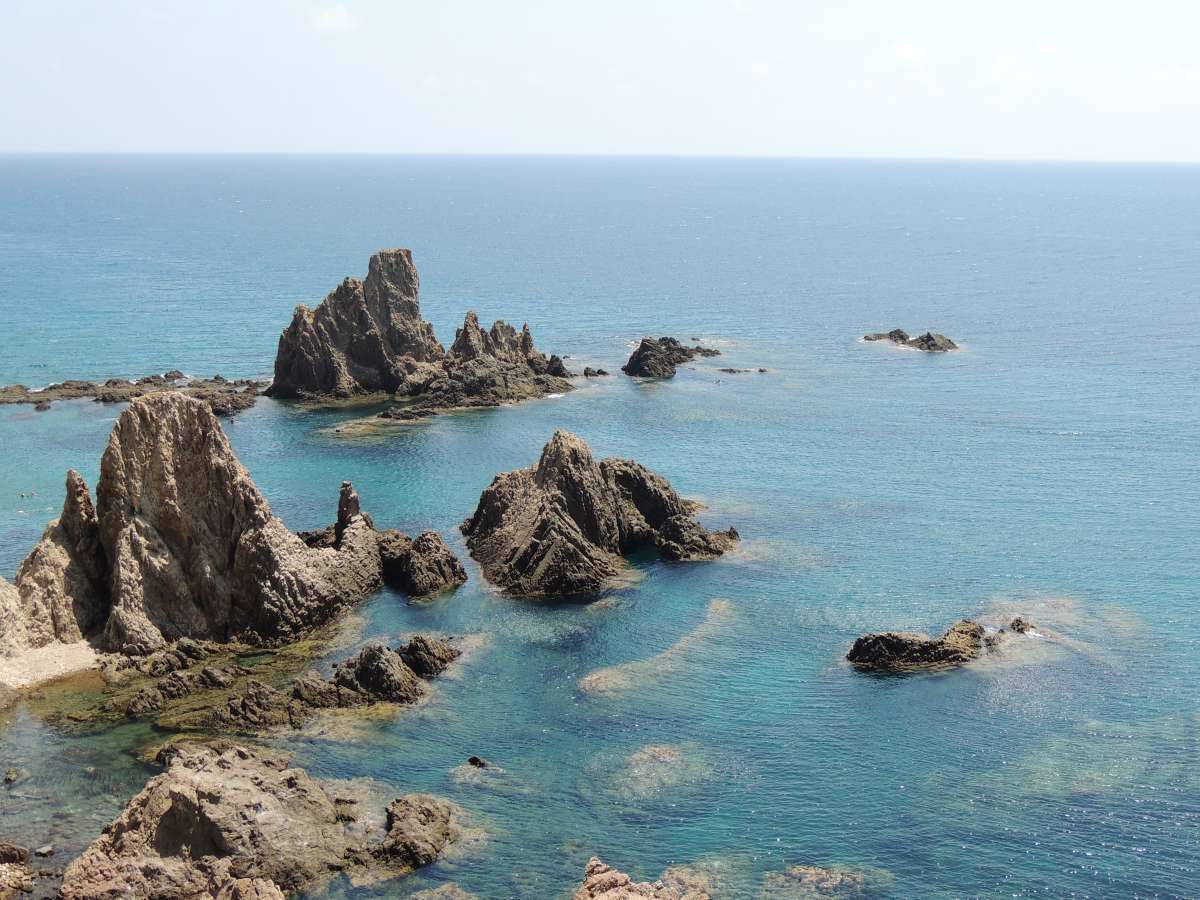 best beaches near almeria, cabo de gata, cabo de gata beaches, barcelo resort, best beaches in almeria, natural park, hiking, trekking, sustainable travel, spain, andalucia, andalusia