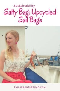 Looking for a Sustainable and Upcycled Bag? Discover the upcycled purses by Salty Bag made of decommissioned sails. Refined design, each purse is a unique handcrafted fashion item made in Greece. Sails transformed into bags. #saltybag #ecofashion #upcycling #boating
