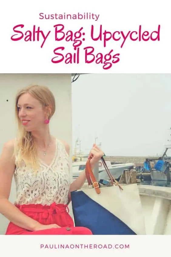 Looking for a Sustainable and Upcycled Bag? Discover the upcycled purses by Salty Bag made of decommissioned sails. Refined design, each purse is a unique handcrafted fashion item made in Greece. Sails transformed into bags. #saltybag #ecofashion #upcycling #boating