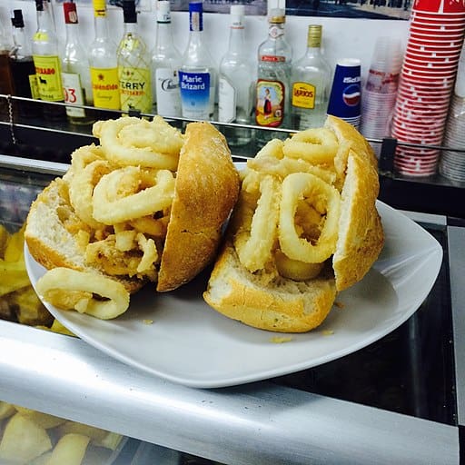 Bocadillo_calamares_plaza_mayor, calamares sandwich