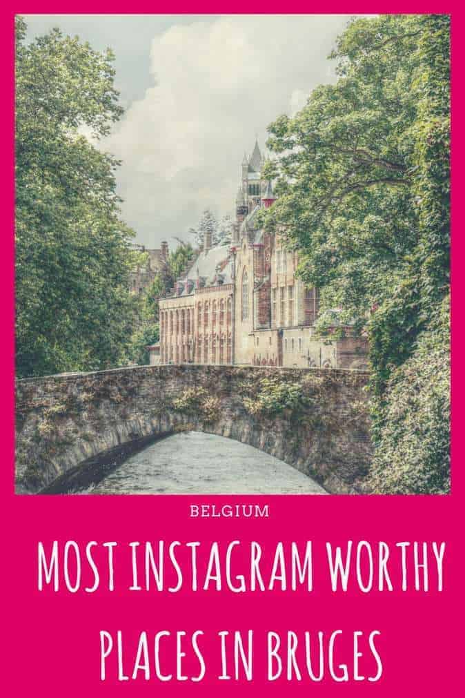 Bruges is a must when traveling to Belgium. It's the picture/photo perfect town and find here the top Instagram places in Bruges. Only a day trip from Brussels. |Travel Photography | What to see in Bruges| #bruges #belgium #instagram #brussels