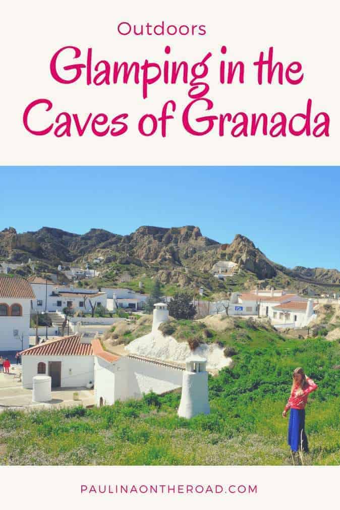 Glamping in Spain in the historic cave homes near Granada and Guadix. | Discover creative accommodation sites in Andalusia. | Camping in Spain | Traditional Andalusia | Day Trip from Granada #spain #granada #glamping