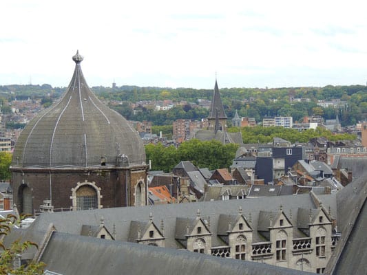 view over the city of liege