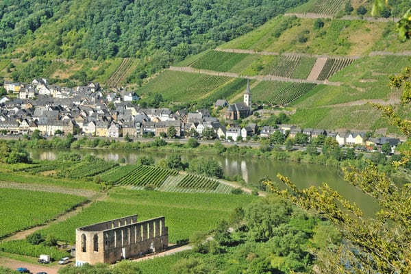 Best things to do in Mosel Valley, Germany, aerial view of Pommern