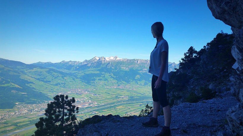 Where to go in Liechtenstein, aerial view from Princes’ Way Trail (Fürstensteig)