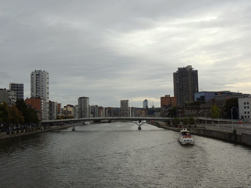 things to do in luik, view over liege and River Meuse