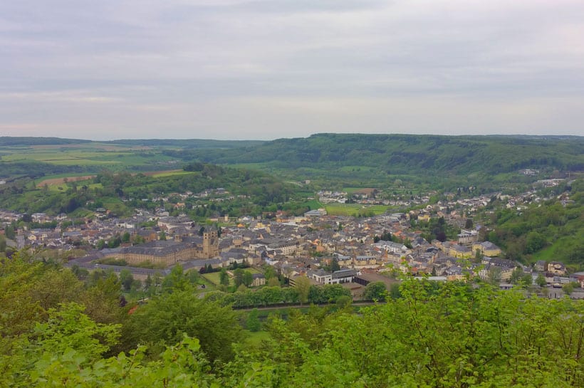 Panorama View on Echternach luxembourg excursions, Panorama View on Echternach
