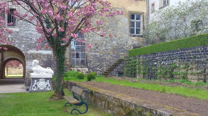 The lush parks of Ansembourg Castle, day trip to luxembourg The lush parks of Ansembourg Castle, day trip to luxembourg