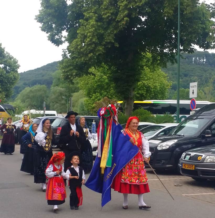 portuguese cultural parade in echternach luxembourg
