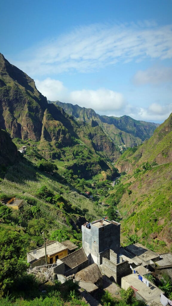 view on xoxo village santo antao