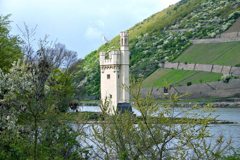 Top Things To Do in the Romantic Rhine Valley, View of tiny castle on the water