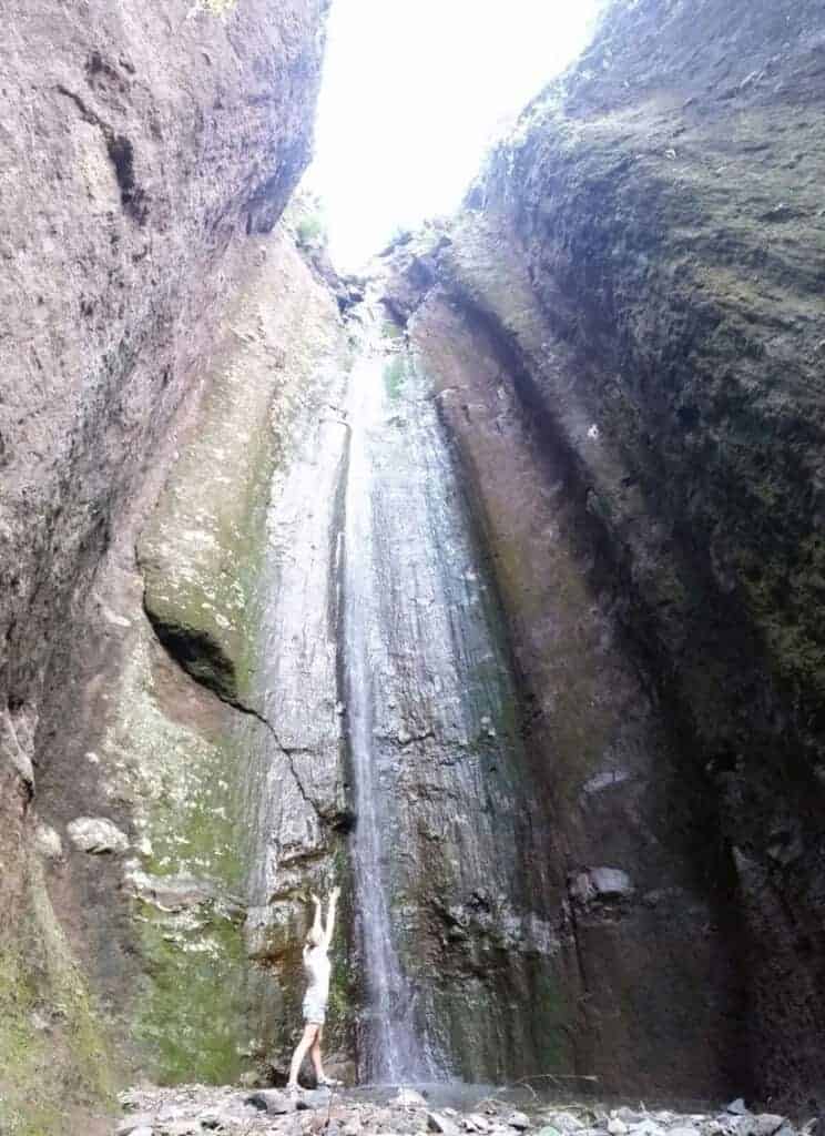 waterfall in santo antao, near to xoxo village