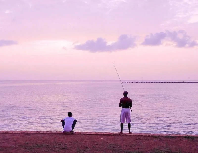 fishermen in maio island cabo verde