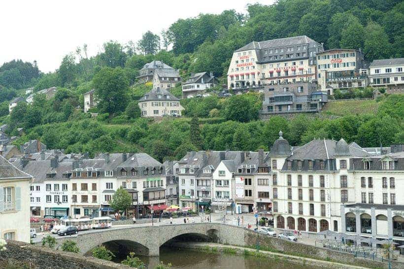 visiting the ardennes belgium, view of bouillon