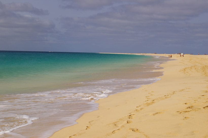 chaves beach, boa vista island, cape verde, cabo verde holidays