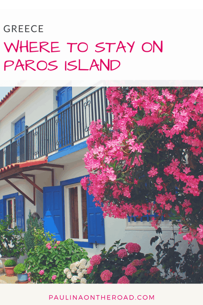Where to Stay on Paros, Greece for your holidays? A selection of luxury resorts, boutique hotels, apartments, villas and cheap hotels. Find the best place to stay according to your needs and expectations like hiking, beaches or honeymoon in Naoussa or Paros. #travelblog #paros #cycladicislands #greece #visitgreece #summerholiday #greecetravel #vacationingeece #holidaygreece