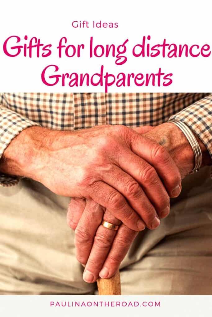 Pinterest pin grandparents Looking for a gift for long distance grandparents? Creative gift idea for grandparents that live far away: send them a monthly magazine with your best mobile photos. A cheap picture gift idea for your grandparents!