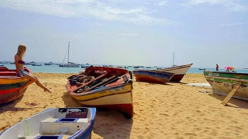 santa maria, sal island, cape verde, beach, cabo verde, holidays, vacation, where to stay in cape verde