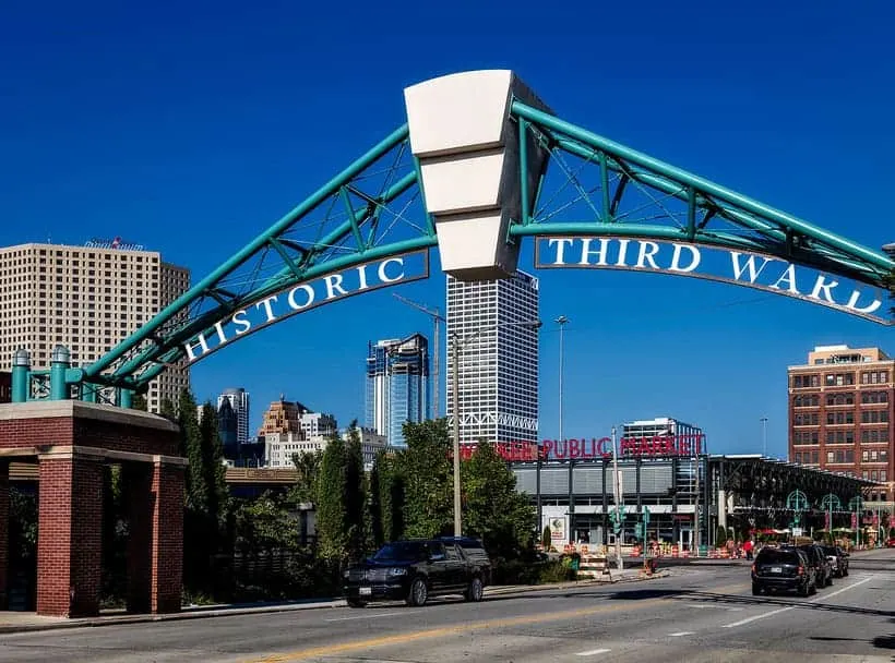 free things to do in milwaukee, The entrance of the Historic Third Ward