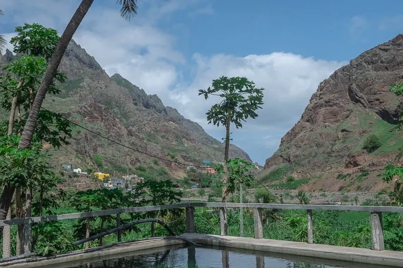 views when hiking in santo antao cape verde