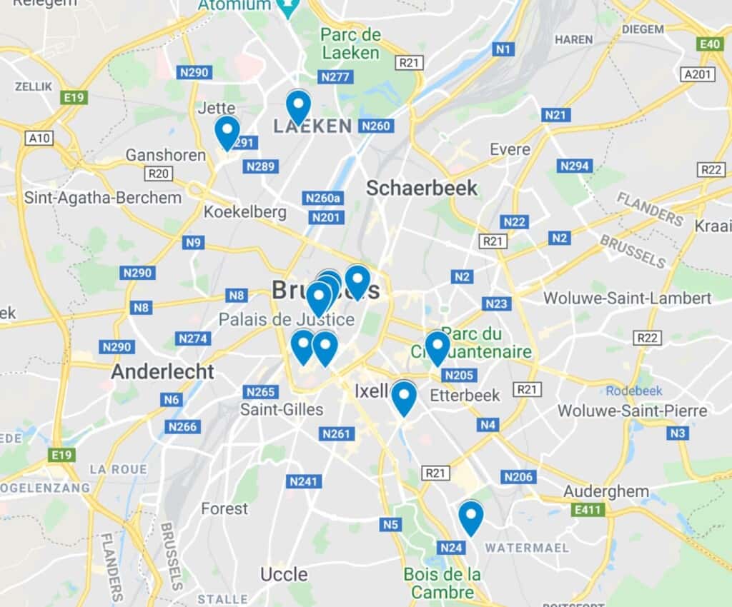 map things to do in brussels in 1 day - Brussels in a Day: 12 Cool Things To Do!