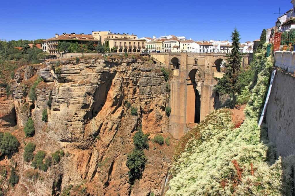 must see places near marbella spain, view of ronda gorge