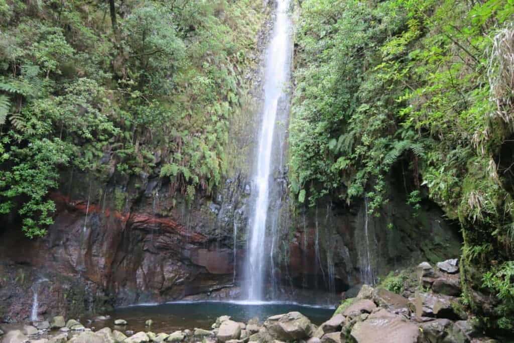 top things to do in madeira, hiking in madeira, 25 fontes, water fall