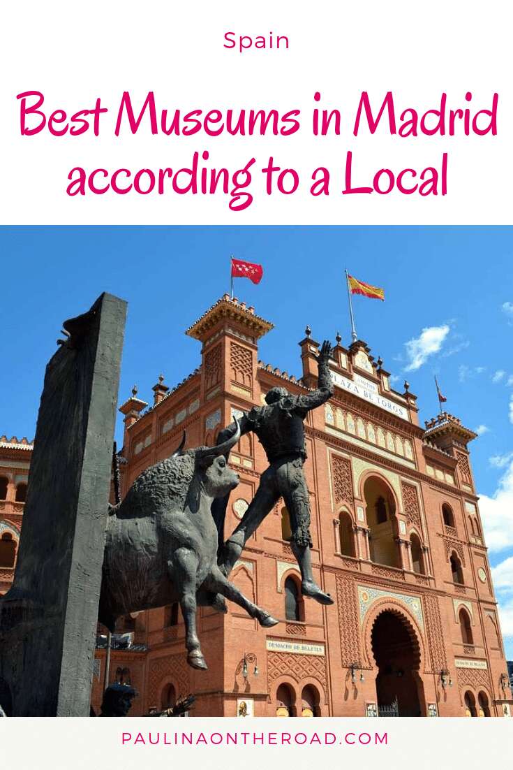 Best Museums in Madrid according to a local! After living in Madrid, Spain for many years, I want to share with you the top museums in Madrid incl. Prado, Reina Sofia or the Bullring. Be ready to explore also some less known art galleries in Madrid. #spain #madrid #museumsinmadrid