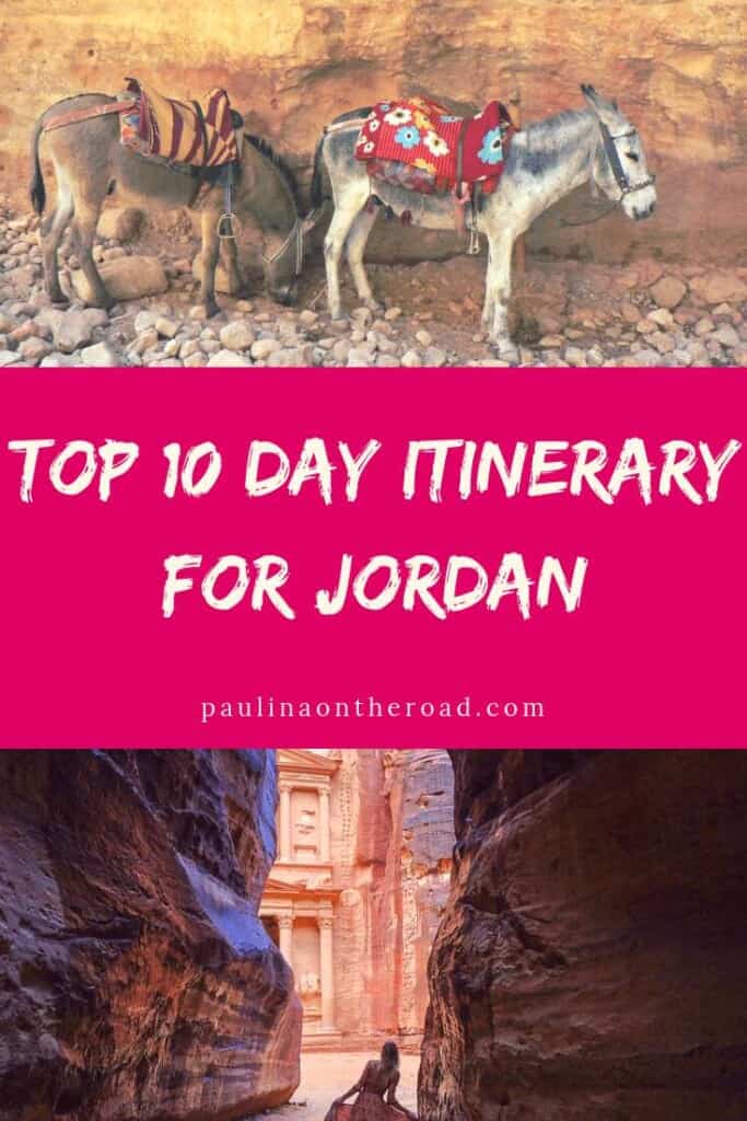 How to spend 10 Day in Jordan? Discover the ultimate 10 Day Itinerary Jordan including Petra, Amman, Jerash, Dead Sea, Aqaba and Wadi Rum Desert. Get useful travel tips and where to stay in Jordan, hotels in Dead Sea and spa resorts. Let's hit the road to Jordan! #jordan #travelitinerary #middleeast #petrajordan