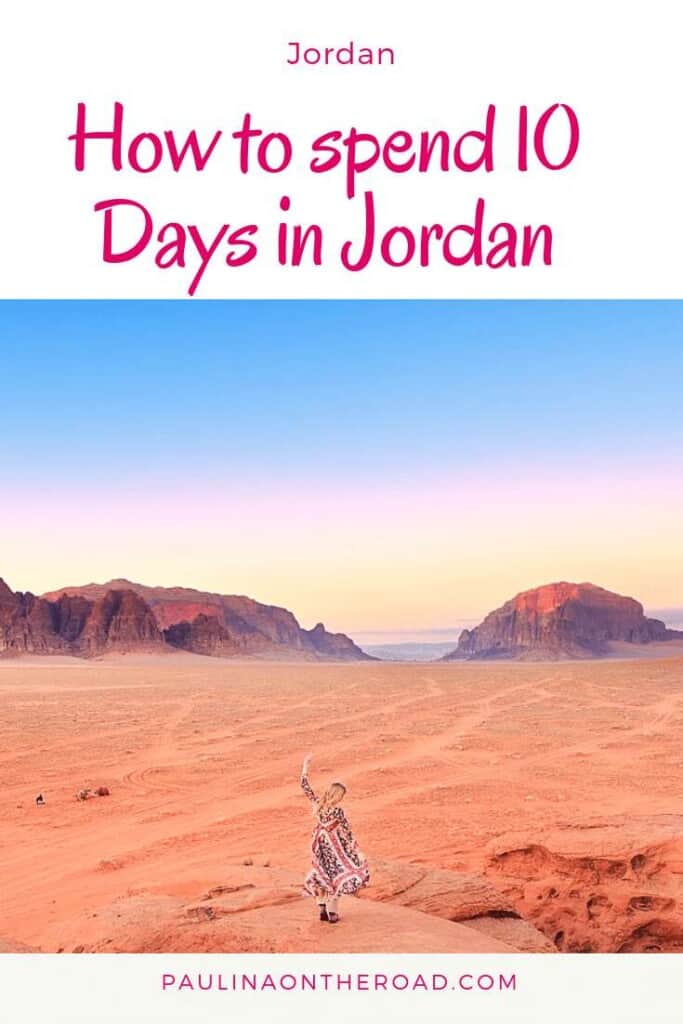 How to spend 10 Day in Jordan? Discover the ultimate 10 Day Itinerary Jordan including Petra, Amman, Jerash, Dead Sea, Aqaba and Wadi Rum Desert. Get useful travel tips and where to stay in Jordan, hotels in Dead Sea and spa resorts. Let's hit the road to Jordan! #jordan #travelitinerary #middleeast #petrajordan