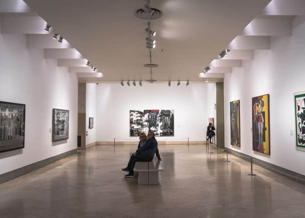 Best Areas to Stay in Madrid Spain for a Quiet City Break, viewing room inside the The Thyssen Museum
