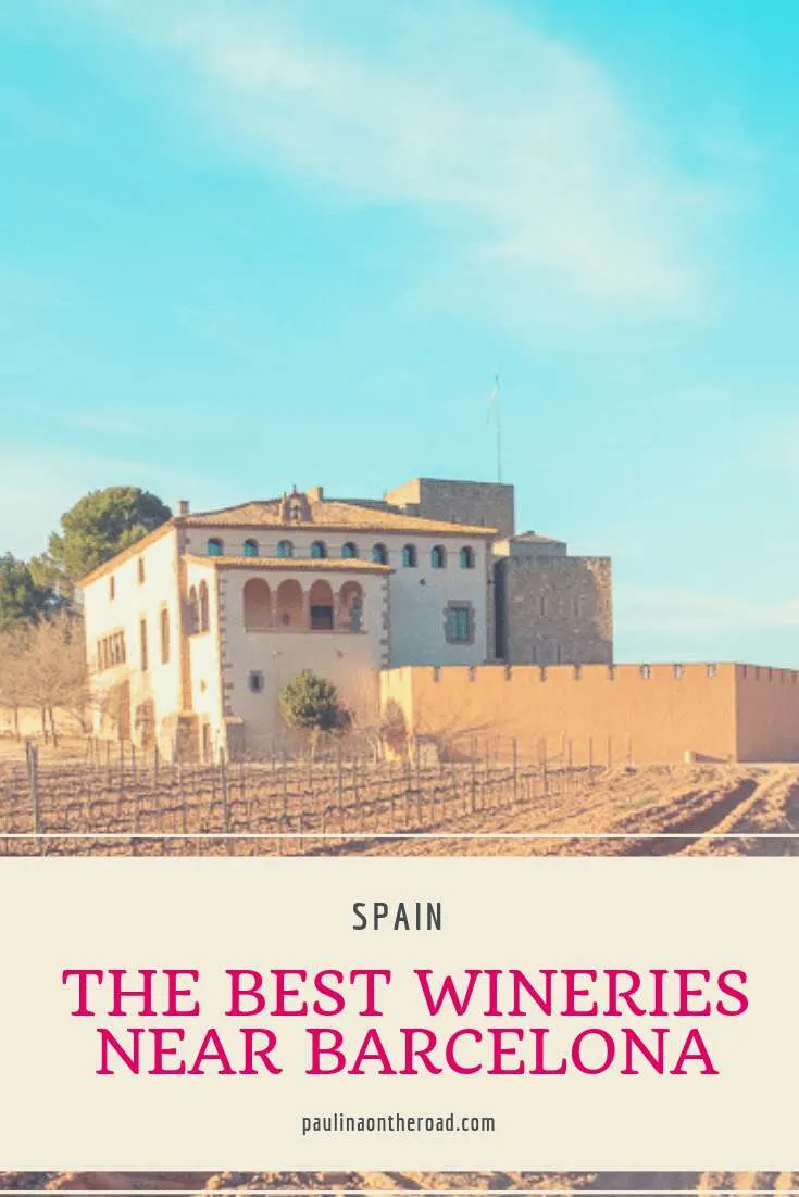 Let's go on a Day Trip from Barcelona and visit the best wineries near Barcelona. A wine tour from Barcelona is the best way to learn about wine and cava wine making. #barcelonadaytrips #winetourbarcelona #cavawine