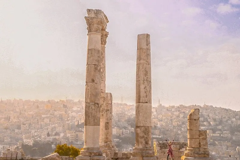 things to do in Amman, Temple of Hercules at the Amman Citadel