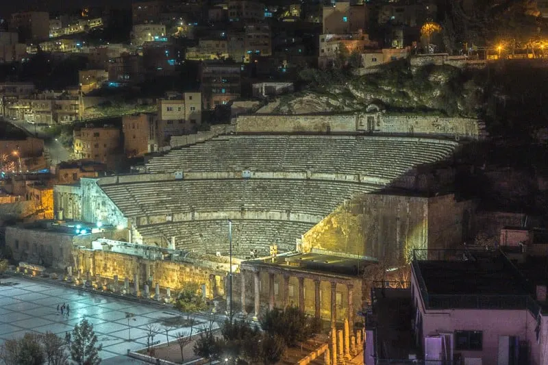 things to do in amman, jordan, amman downtown, attractions, amman at night, falafel, shawarma,hummus, shopping, citadel amman, roman theatre, airport, al husseini mosque, king abdullah mosque