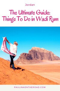 With this Guide on the Best Things To Do in Wadi Rum you make the most of your Jordan holiday. Discover the best Wadi Rum Jordan camps, the best hikes and attractions in Wadi Rum, Jordan. #jordan #wadirum #wadirumjordan #bedouin #desertcamp