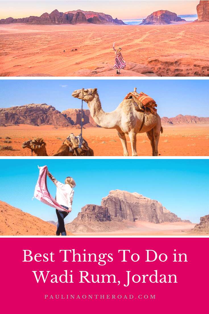 With this Guide on the Best Things To Do in Wadi Rum you'llmake the most of your Jordan holiday. Discover the best Wadi Rum Jordan camps, the best hikes and attractions in Wadi Rum, Jordan. #jordan #wadirum #wadirumjordan #bedouin #desertcamp