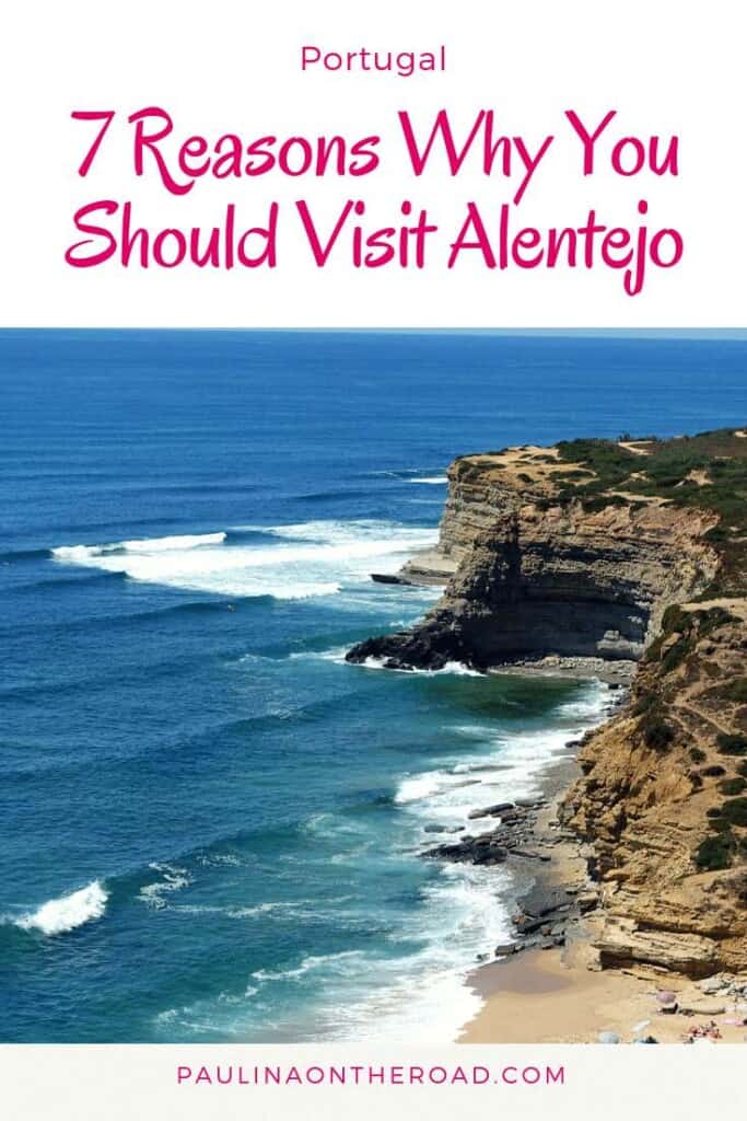 Why Should you visit Alentejo, Portugal? Read 7 reasons why Alentejo is the perfect day trip from Lisbon and why it holds the most authentic Portugal experience. Learn about Alentejo wine, great hikes and white villages in Portugal. Let's explore this hidden gem. #portugal #alentejo #daytrip #lisbon #lisboa #alentejocoast #beaches #hiking #europe #nature