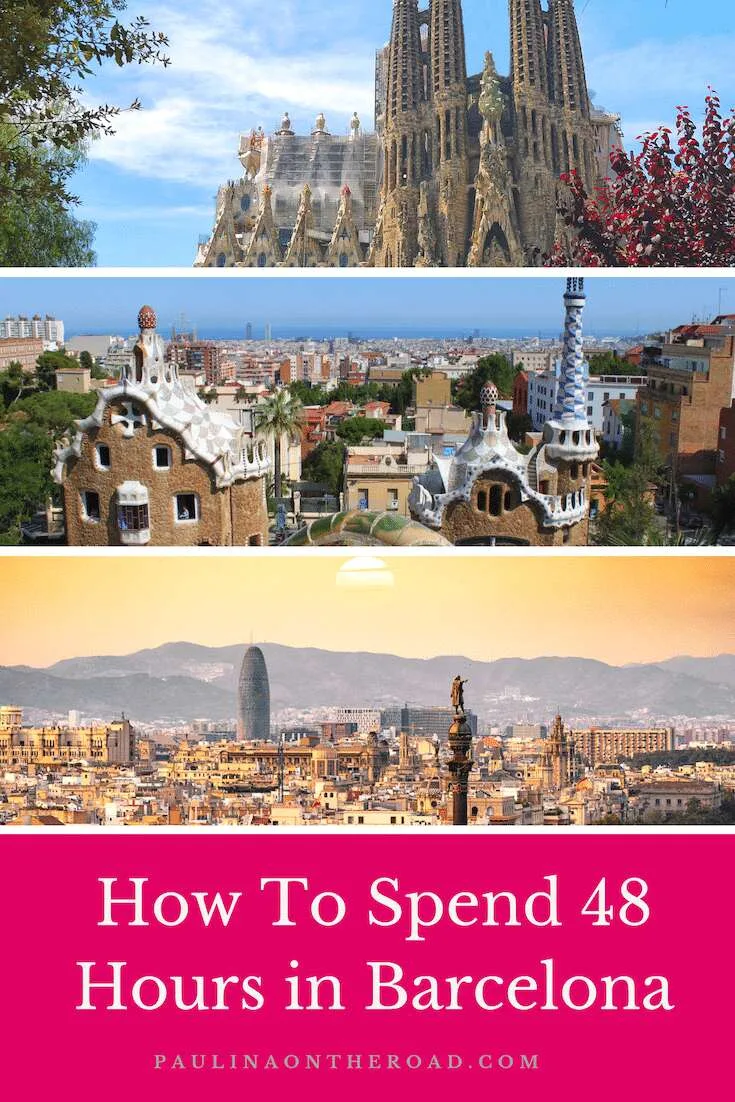 Do you have 48 Hours in Barcelona? This Barcelona Travel Guide will provide you the information on the things to see in Barcelona in 48 hours In Barcelona, Spain incl. Sagrada Familia, Gaudi Architecture and Tapas. #spain #barcelona #gaudiarchitecture