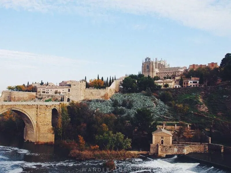 Targus River, secret places to visit in spain, spain beautiful places, toledo view