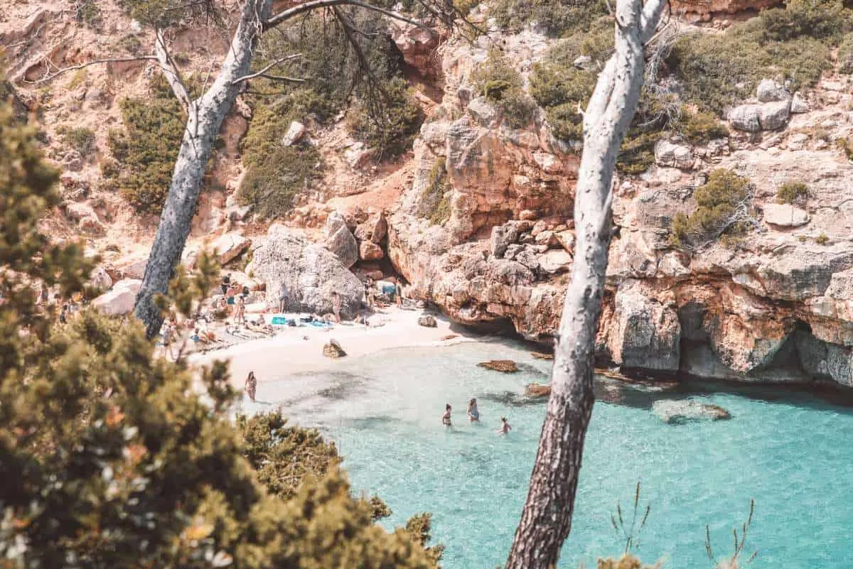 Caló des Moro, Mallorca, nature places in spain, most beautiful nature in spain