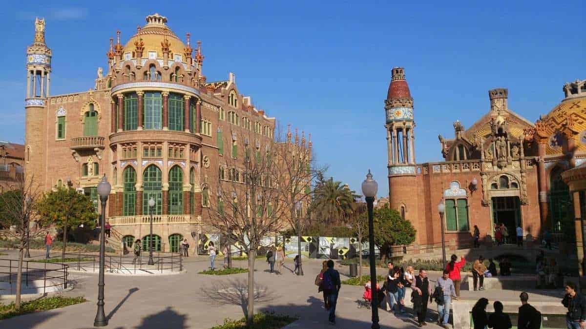 Famous buildings in Bacelona, Casa Lleo-Morera by architect Lluís Domènech i Montaner