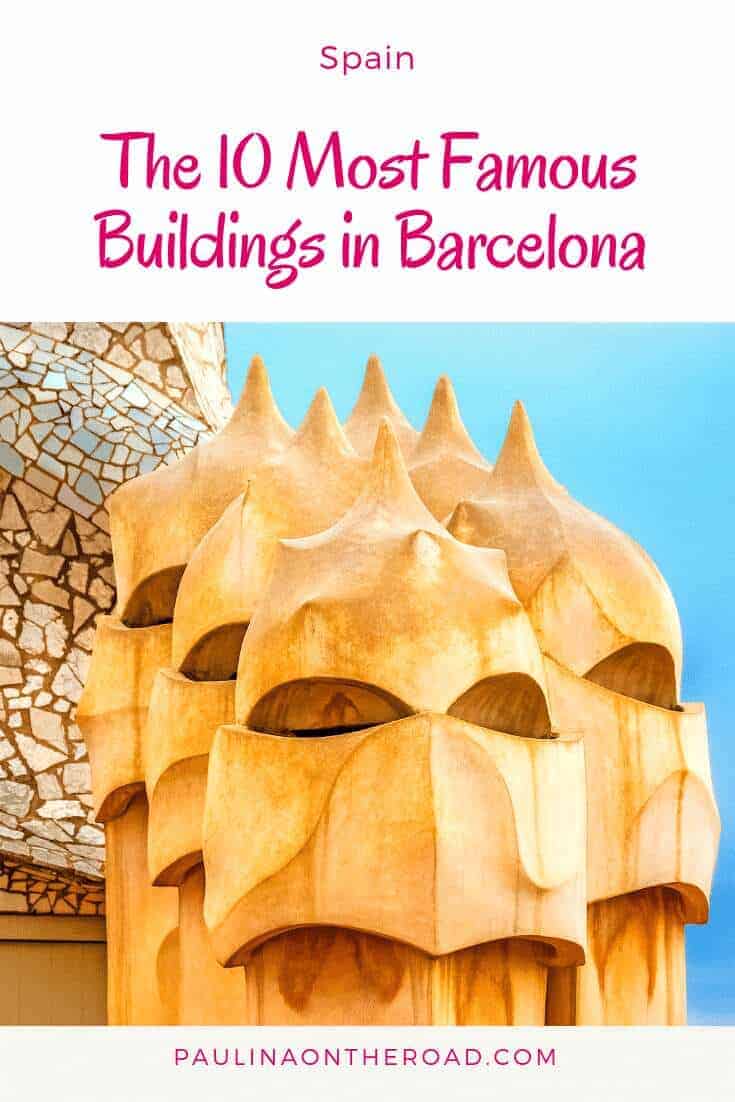 What are the most famous buildings in Barcelona? Explore a guide to the best Gaudi attractions and Gaudi Buildings in Barcelona, Spain including Casa Battlo, Sagrada Familia and many more Gaudi architecture. Let's explore! #barcelona #spain #gaudiarchitecture #gaudi