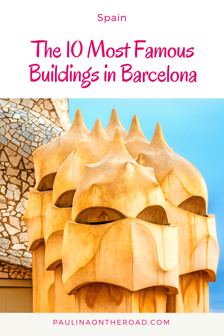 What are the most famous buildings in Barcelona? Explore a guide to the best Gaudi attractions and Gaudi Buildings in Barcelona, Spain including Casa Battlo, Sagrada Familia and many more Gaudi architecture. Let's explore! #barcelona #spain #gaudiarchitecture #gaudi