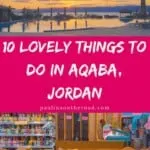 Explore the best things to do in Aqaba, Jordan. Located at Red Sea, Jordan, Aqaba has some of the best beach resorts in Jordan, lovely diving sites and Aqaba beaches. Read more about the best food & shopping. #aqaba #redsea #jordan #visitjordan