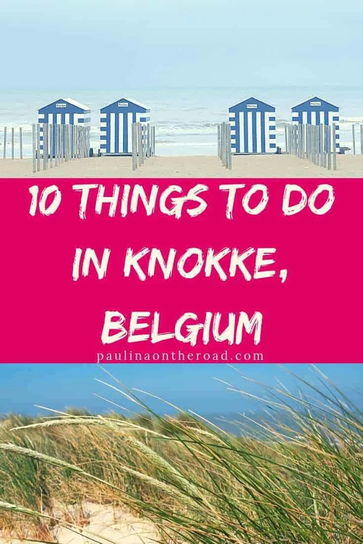 Lets explore the coolest things to do in Knokke Beach, Belgium! Knokke Heist, Belgium is the fanciest beach resort at the Belgian coast. Explore the best restaurants, where to shop and the best beaches on the Belgian seaside. #belgium #visitbelgium #knokke #knokkeheist