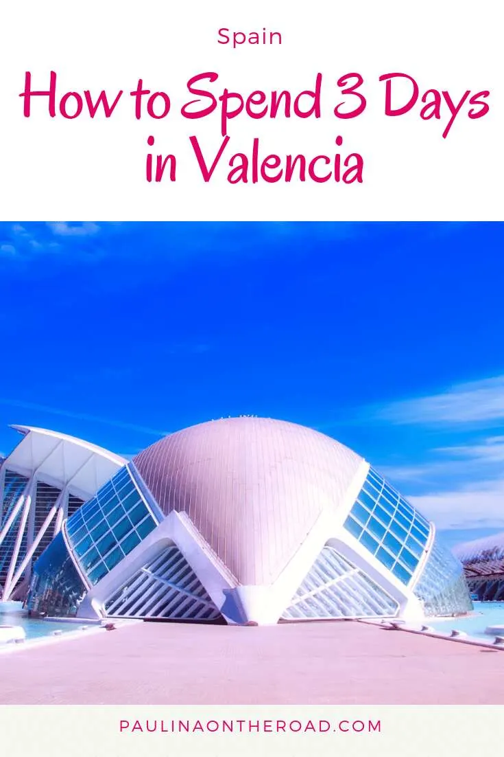 Wondering how to spend 3 days in Valencia? This 3 Day Valencia Itinerary will provide you with the best things to do in Valencia, where to eat and what to see in Valencia. You'll fall in love! #valencia #valenciaspain #valenciaguide