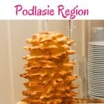 Traditional cake sekacz from Poland
