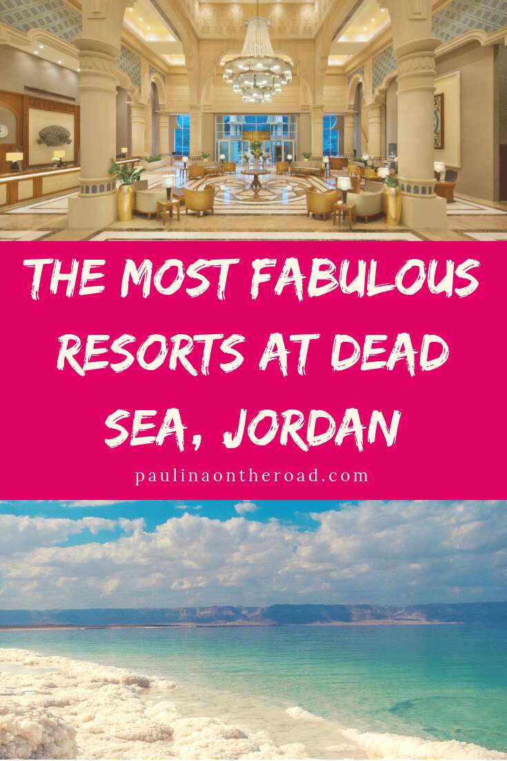 An ultimate guide to the best Dead Sea Jordan Resorts incl Dead Sea Mud Spa treatments, luxury spa experiences at the Dead Sea and day trips. Pamper yourself at Jordan Dead Sea! #jordan #deadsea #jordandeadsearesorts #deadseaspa